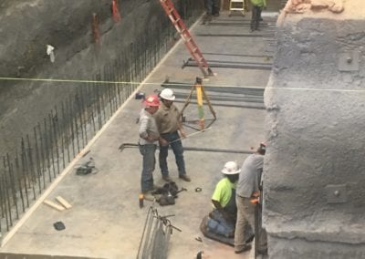 Concrete slab installation 3